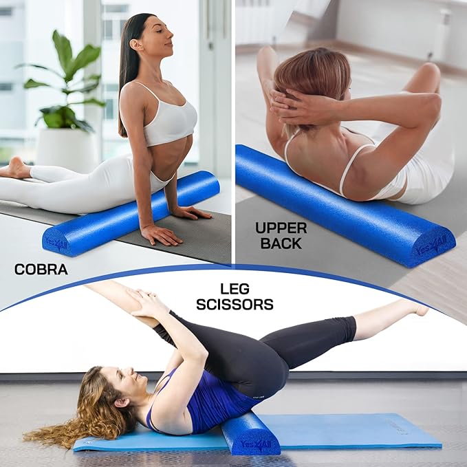 Yes4All Soft-Density Half PE 12/18/ 24/36 inch Foam