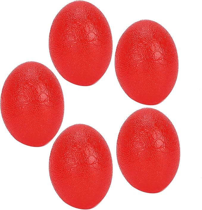 Sonew 5pcs Silicone Grip Ball Egg-Shaped Wrist Exercise