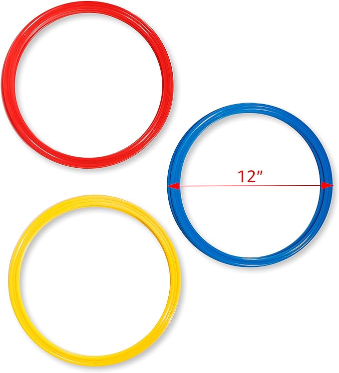 Speed & Agility Training Rings - Set of 12 by