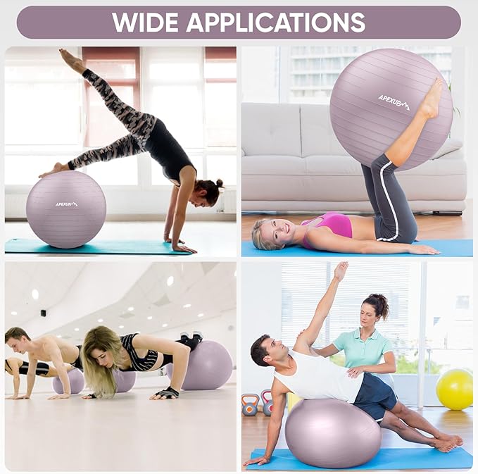 APEXUP Yoga Ball Exercise Ball