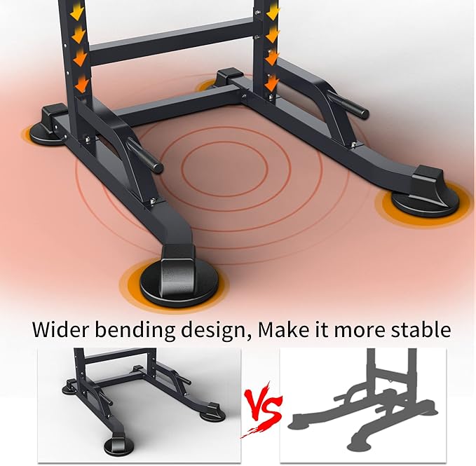 Power Tower Dip Station Workout equipment Pull up 450LBS