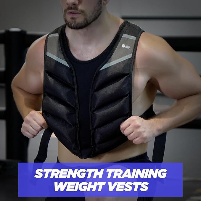Weighted Vest,10lb/15lb/20lb Weight Vest with Reflective Stripe for Men Women Kids,Body Strength Training Weight Vest for Fitness,Workout,Running,Training