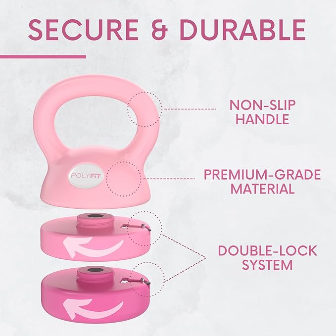 Adjustable Kettlebell - Kettlebell Weights Set for Home Gym