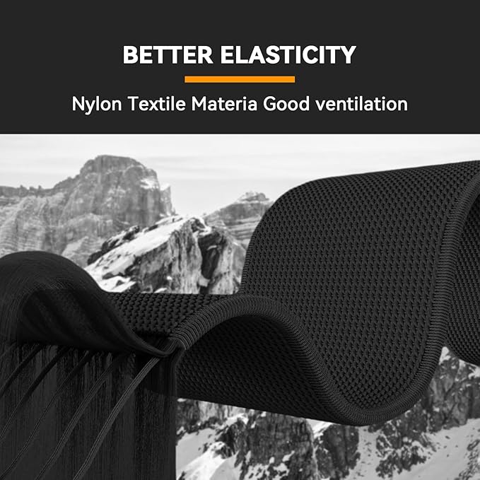 22mm Nylon Stretchy Band for Garmin Fenix 6 Pro/6/7/7 Pro/5/5 Plus Band, Soft Smartwatch Band for Forerunner 935/945/955,for Instinct/2/Approach S60/S70-47mm, Descent G1/Epix 2/Epix Pro 47mm