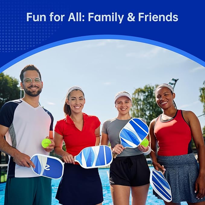 niupipo Pickleball Paddles 4.72In Grip,