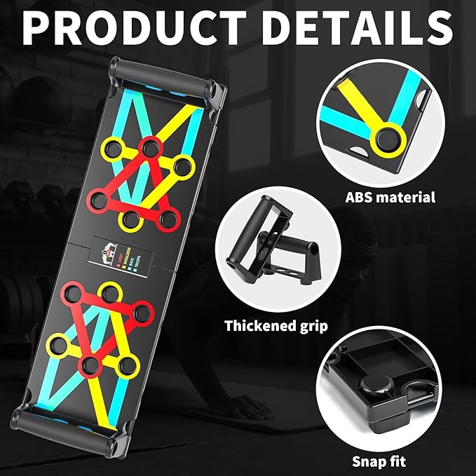 Push Up Board Home Workout Equipment Stands System