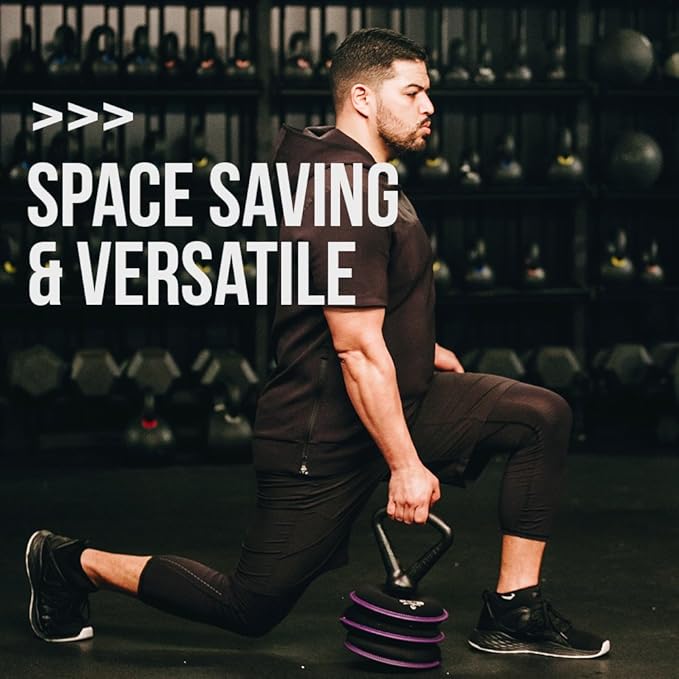 Hyperwear SoftBell Adjustable Kettlebell Set - Soft
