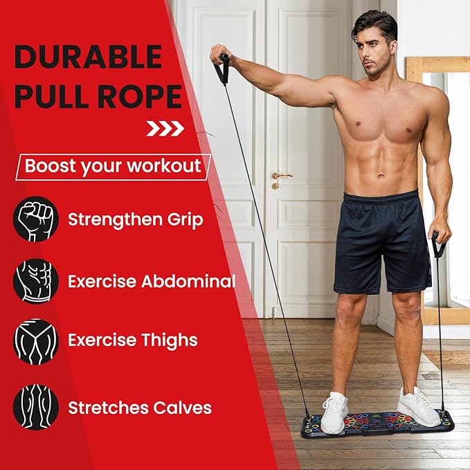 Push Up Board with Smart Count 60 in 1 Push