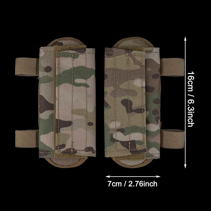 Plate Carrier Shoulder Pads, 2 Pack Tactical Vest Shoulder Pads Strap Cushion Vest Accessories Shoulder Pads Soft Mesh Pads for FCPC JPC Vests Sling Bags