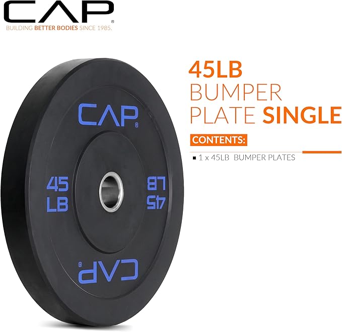 CAP Barbell Rubber Olympic Bumper Plate