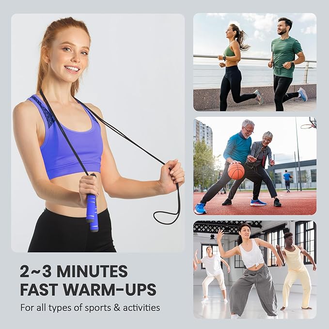 Jump Rope, multifun Speed Jumping Rope with Calorie