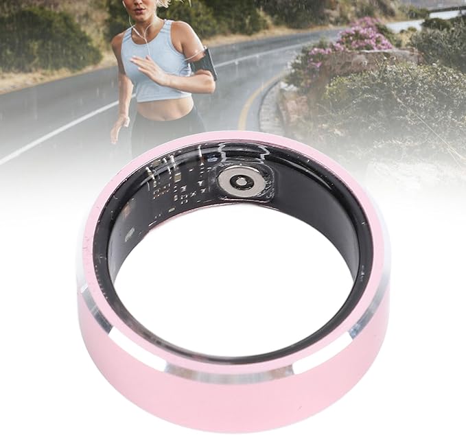 Smart Ring Health Tracker, Wearable Fitness Tracker Ring for Sleep Steps Calories, IP68 Waterproof Smart Ring for Men Women