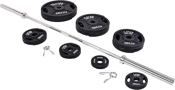 Signature Fitness Olympic 2-Inch Cast Iron Plate Weight