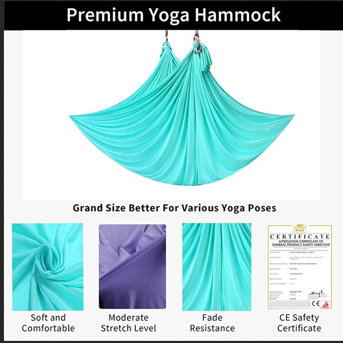 PRIOR FITNESS 5M Aerial Yoga Hammock Yoga Swing