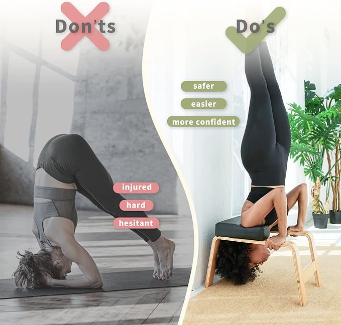 Yoga Headstand Bench- Stand Yoga Chair for Family