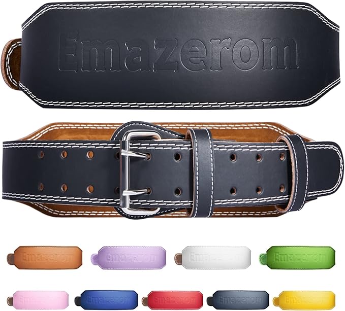 Leather Weight Lifting Belt for Men and Women