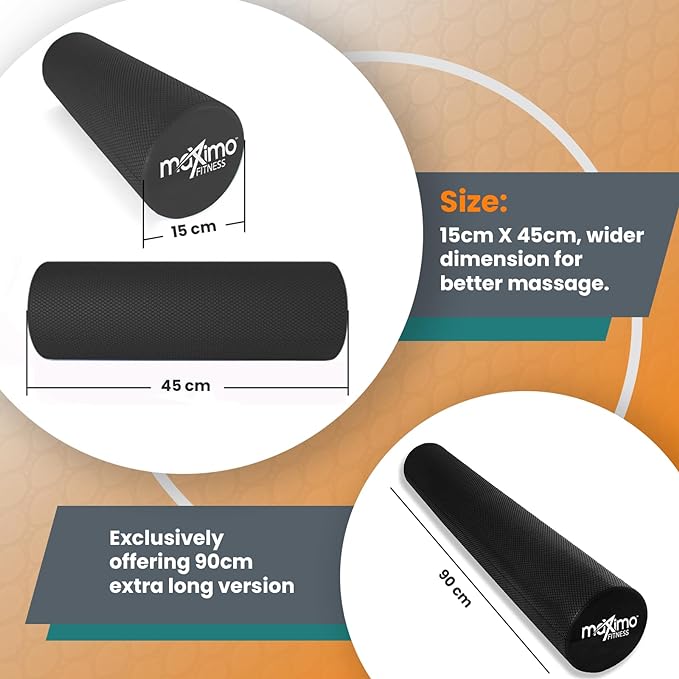 Maximo Fitness Foam Roller - 18" x 6"