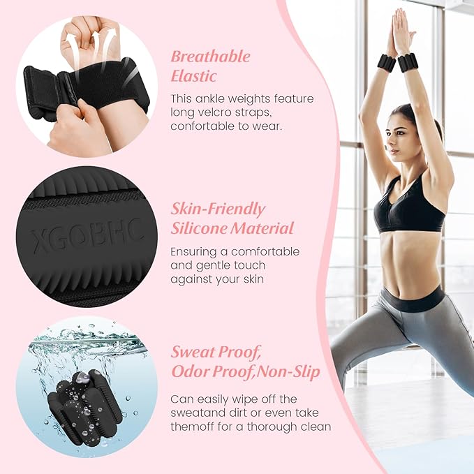 Ankle Weights Set of 2 (1lb Each)
