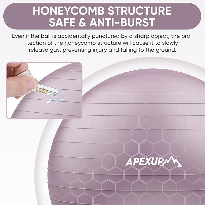 APEXUP Yoga Ball Exercise Ball