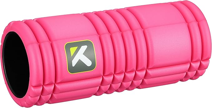 TRIGGERPOINT PERFORMANCE THERAPY GRID Foam Roller for Exercise (13-Inch), Pink