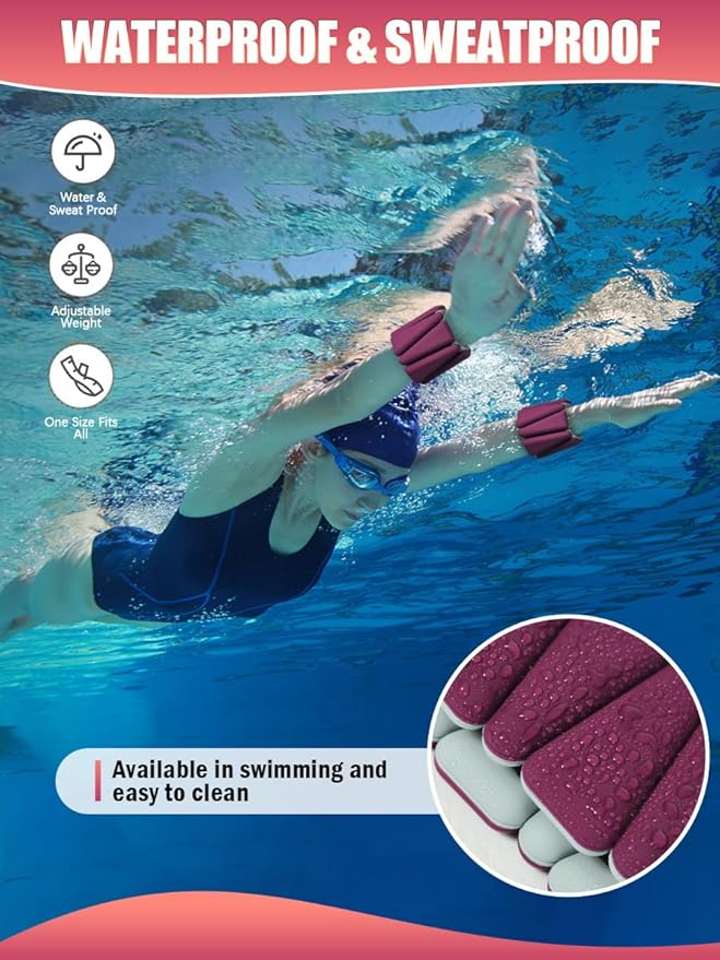 Wrist Ankle Weights Adjustable Training Intensity for Strength 2
