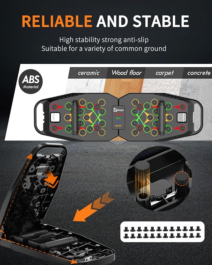 Foldable Push UP Board 15 in 1 Push