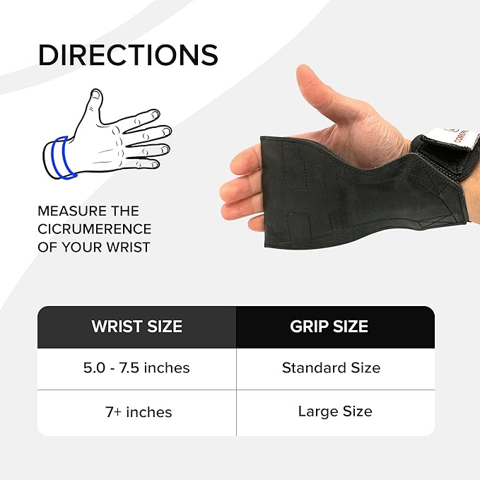 Core Prodigy Wrist Wraps Straps - Weight Lifting Grips Padded and Adjustable Gloves Alternative to Power Hooks