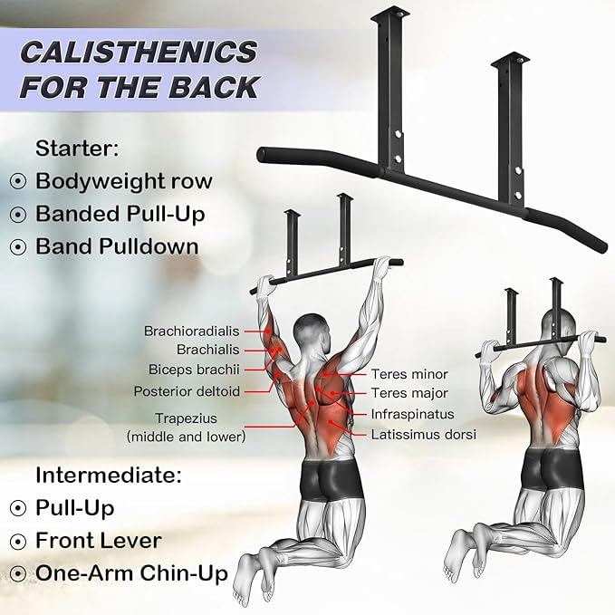 ATENTO Pull Up Bar 40'' Wide,