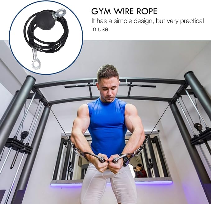 BESPORTBLE Fitness Replacement Pulley Cable Household DIY PU 1.