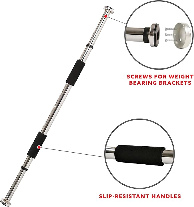 Sunny Health & Fitness Doorway Chin Up Pull