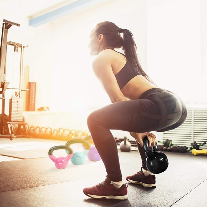 Yes4All Combo Kettlebells Vinyl Coated Weight Sets Great