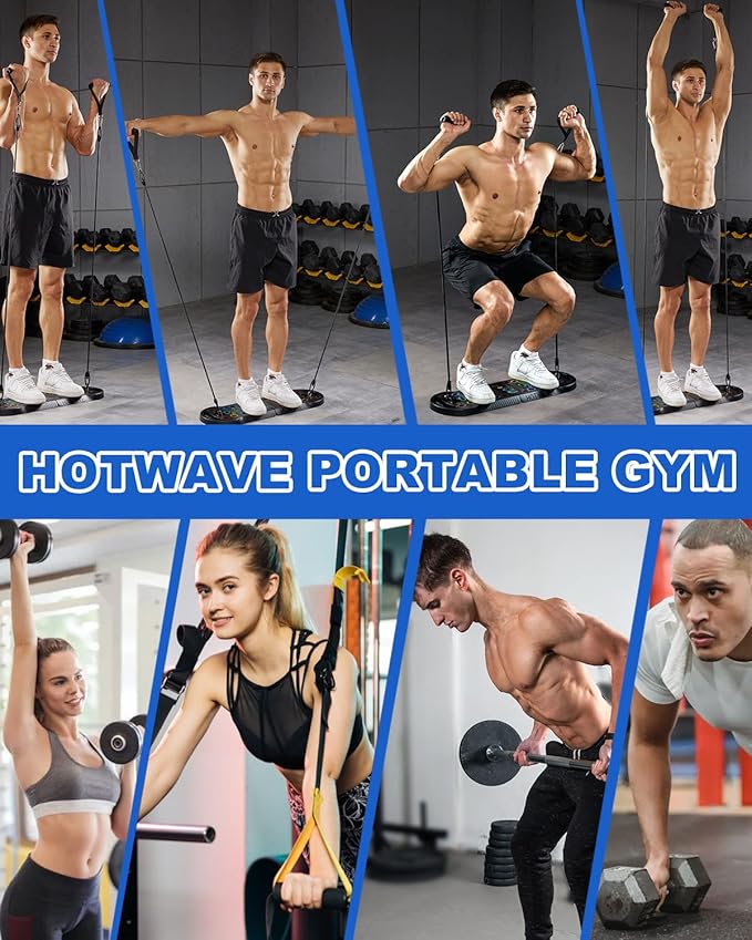 HOTWAVE Push Up Board Fitness 20 in 1 Push