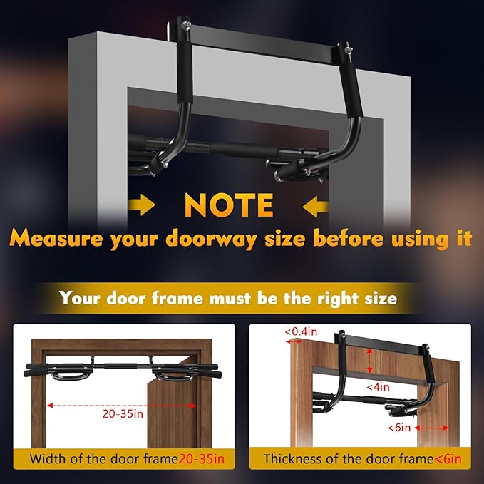 Multi-Grip Lite Doorway Pull Up/Chin Up Bar (7.6, Pounds)