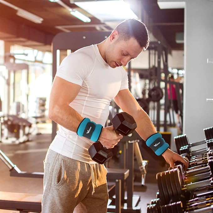 Vivitory Ankle Weights for Women & Men 2.2 to 6.6 Lbs