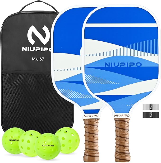 niupipo Pickleball Paddles 4.72In Grip,