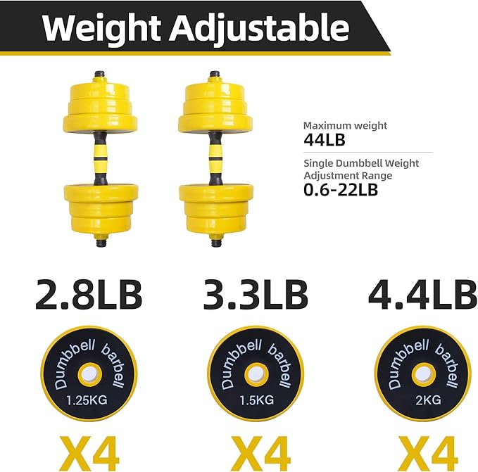Nice C Weights 20-40-50-70LB 3-in-1 3-in-1 set,