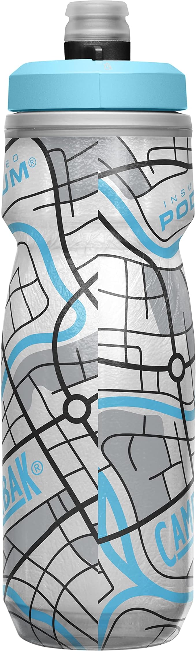 CamelBak Podium Chill Insulated Bike Water Bottle - 21oz, Grid