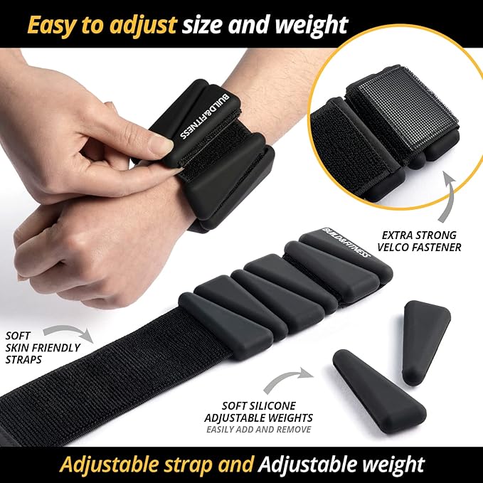 Wrist & Ankle Weights 2 (1lb (1lb or 2lb each 1kg or 2kg total).