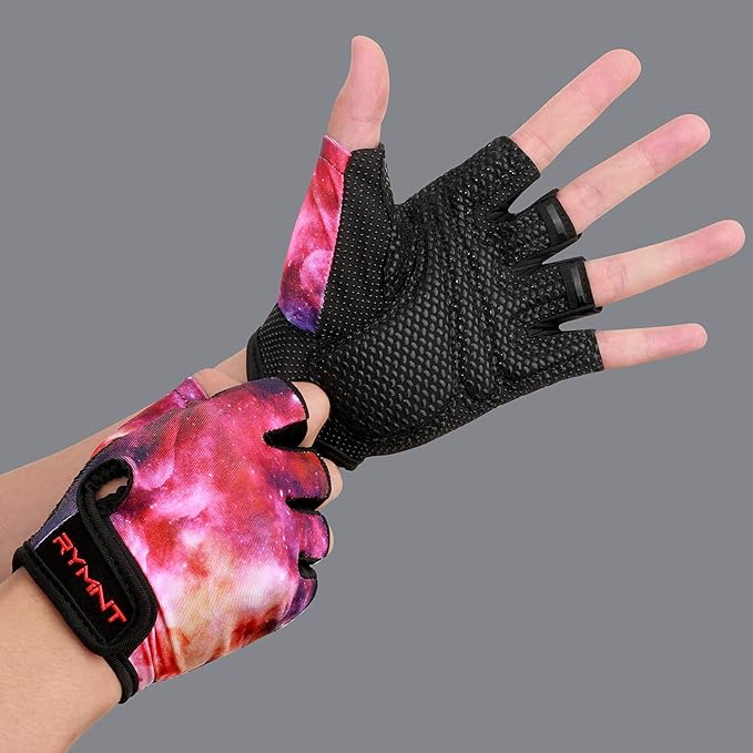 Workout Gloves for Women Men - Weight Lifting Gloves with Full Palm Protection & Extra Grip for Women Gym, Weightlifting, Weight Lift, Rowing, Exercise, Sport, Cycling