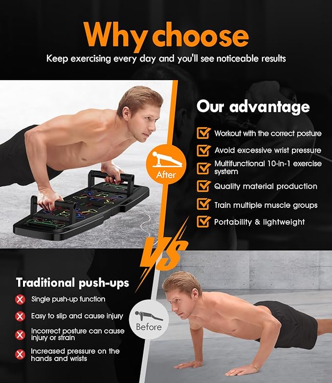 Push Up Board 20 Fitness