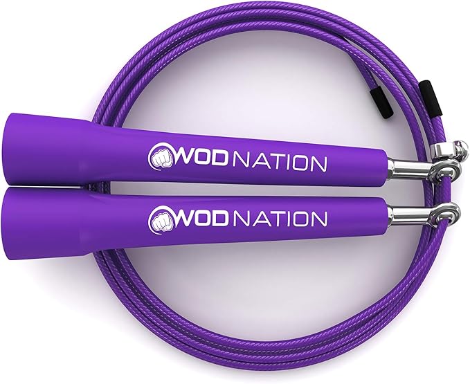 WOD Nation Adjustable Speed Jump Rope For Men