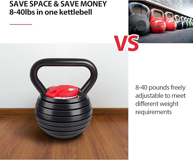 TopMade Adjustable Kettlebell - 5 8, 9,12lb 9,12lb Kettlebell