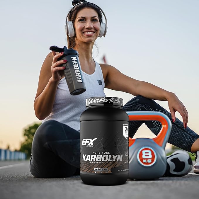 EFX Sports Karbolyn Fuel | Fast-Absorbing Carbohydrate Powder | Carb Load, Sustained Energy, Quick Recovery | Stimulant Free | 36 Servings (Chocolate Overload)