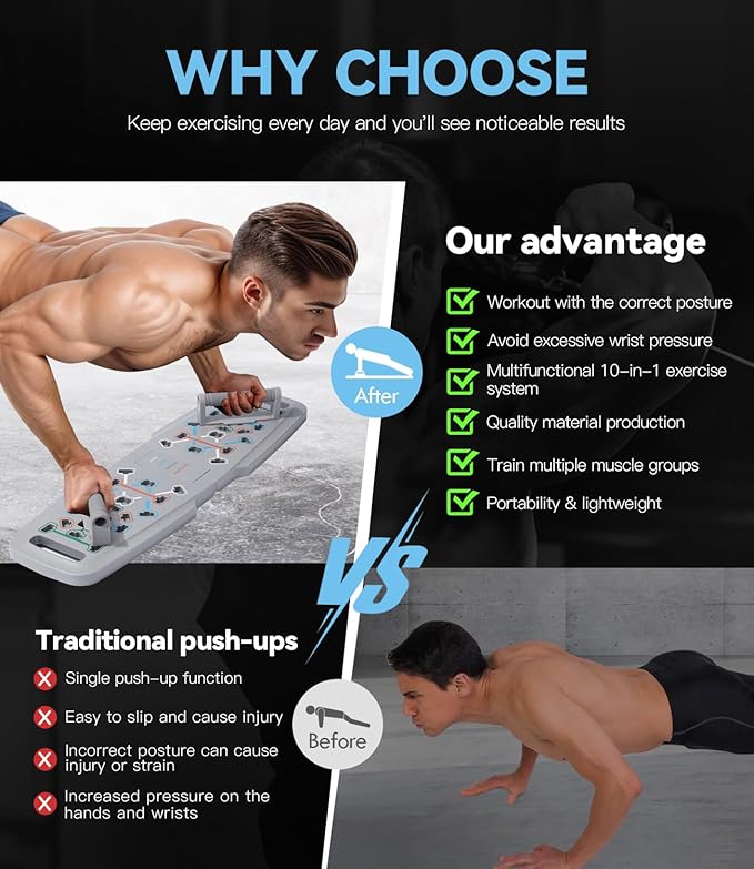 Push Up Board 20 Fitness