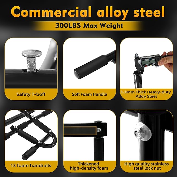 Multi-Grip Lite Doorway Pull Up/Chin Up Bar (7.6, Pounds)