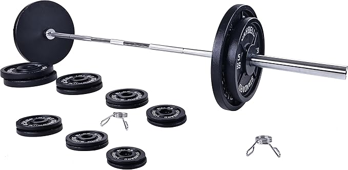 Signature Fitness Olympic 2-Inch Cast Iron Plate Weight