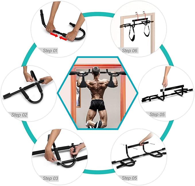 Yes4All Heavy Duty Pull Up Bar for Doorway