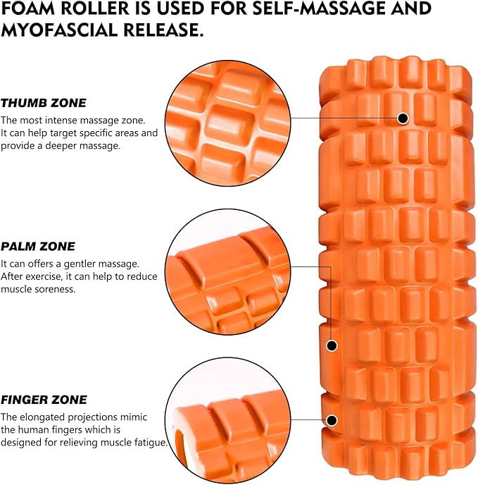 Foam Roller High Density Exercise Roller for Deep