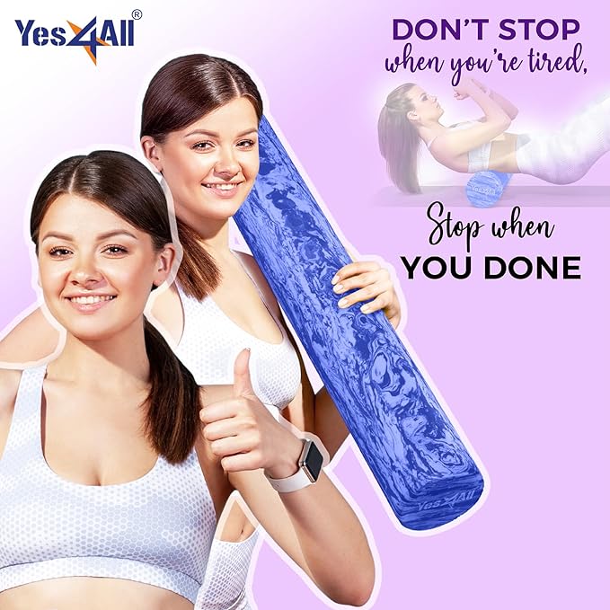 Yes4All Medium-Density EVA Foam Roller for Physical Therapy