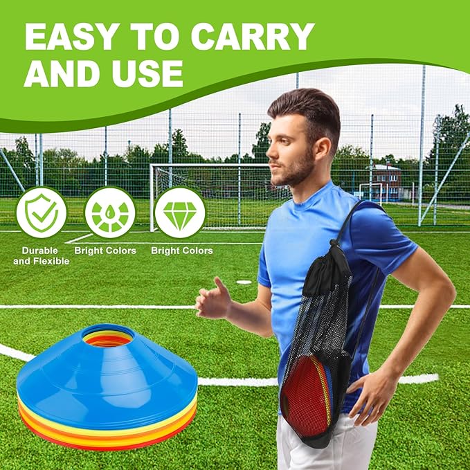 Ashsajkd(Set of 25 - Agility Soccer Cones